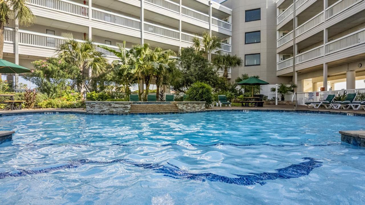 Oceanfront Condo Heated Pool Walk To Beach Views Galveston Exterior photo