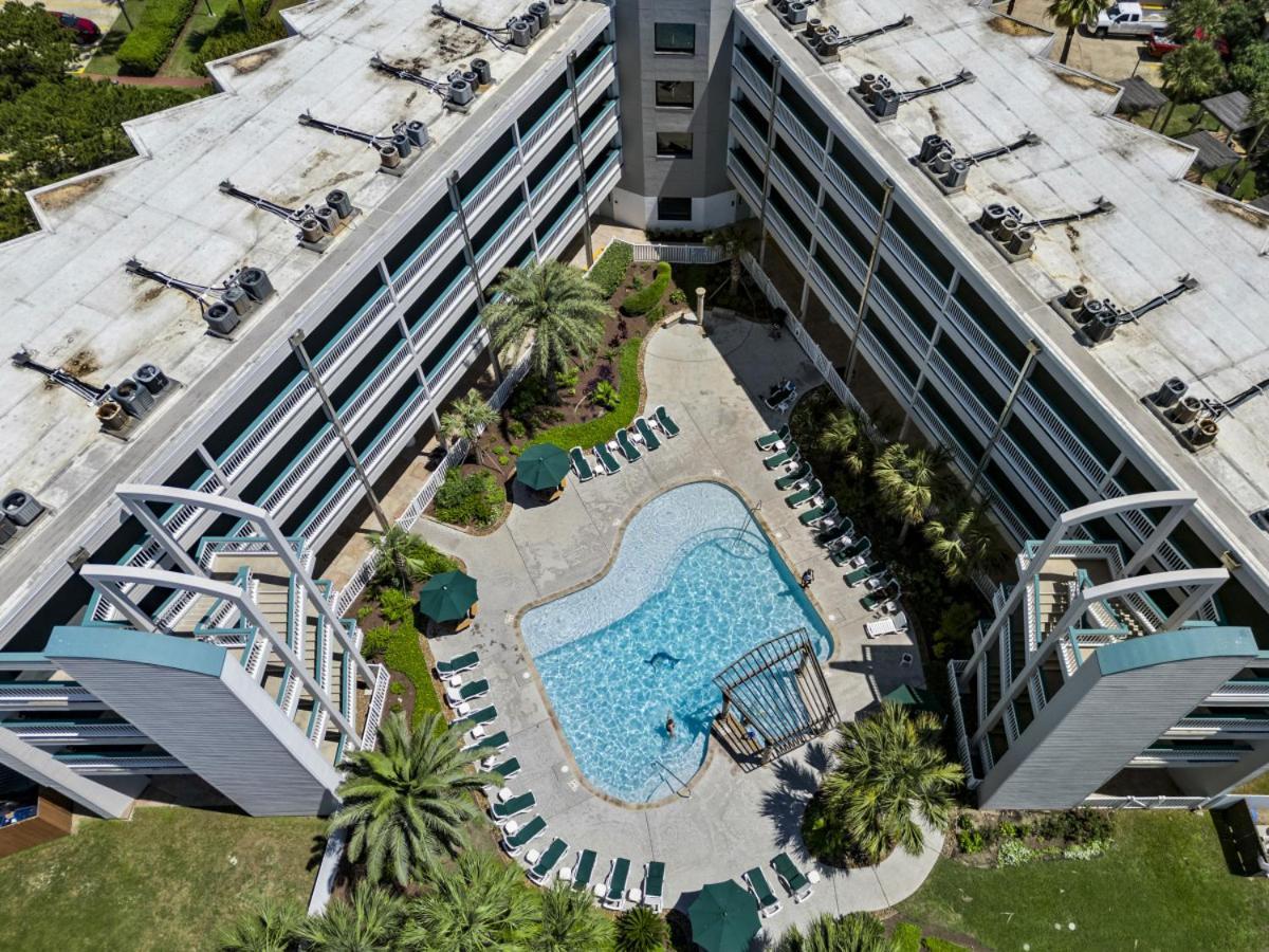 Oceanfront Condo Heated Pool Walk To Beach Views Galveston Exterior photo