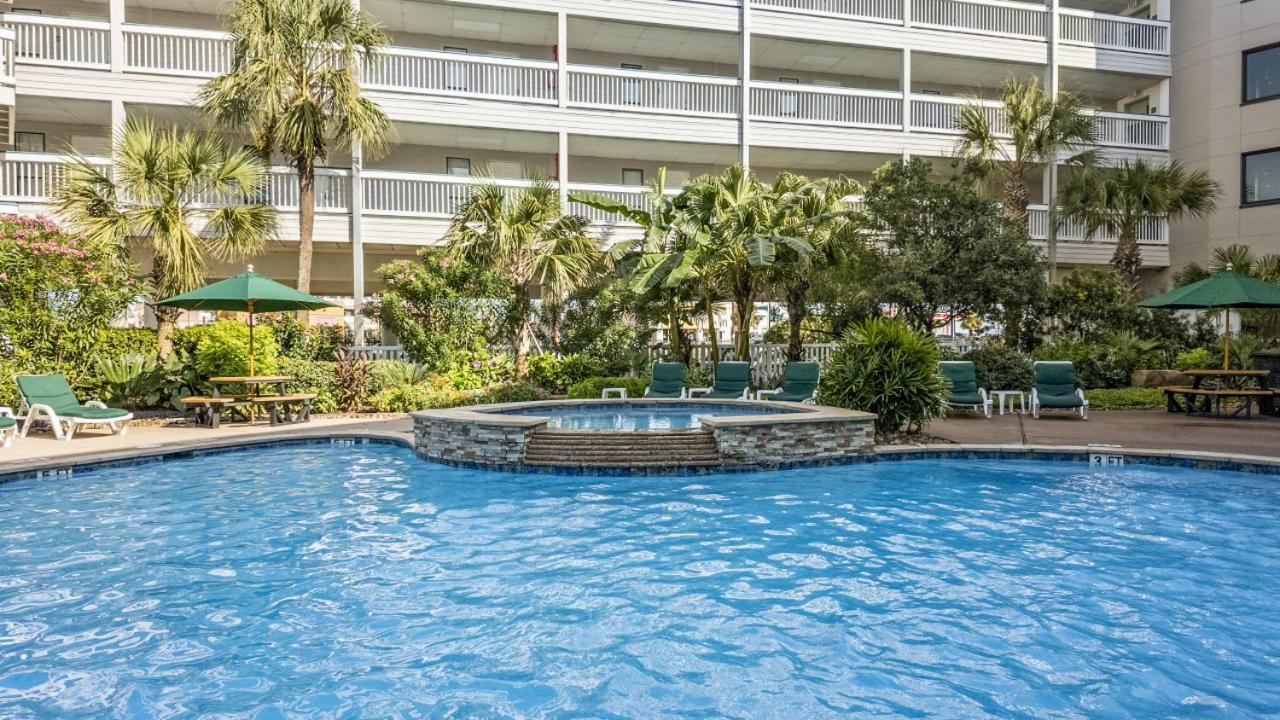 Oceanfront Condo Heated Pool Walk To Beach Views Galveston Exterior photo